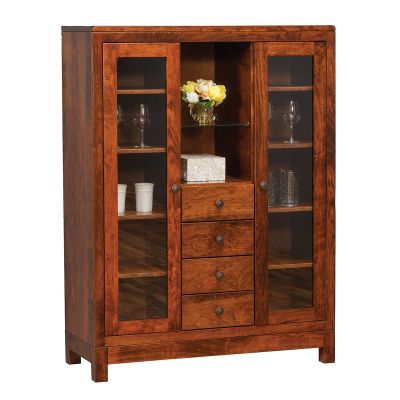 wooden dining room cabinet