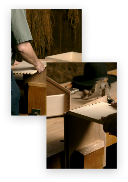 amish craftsmen crafting wood carpentry